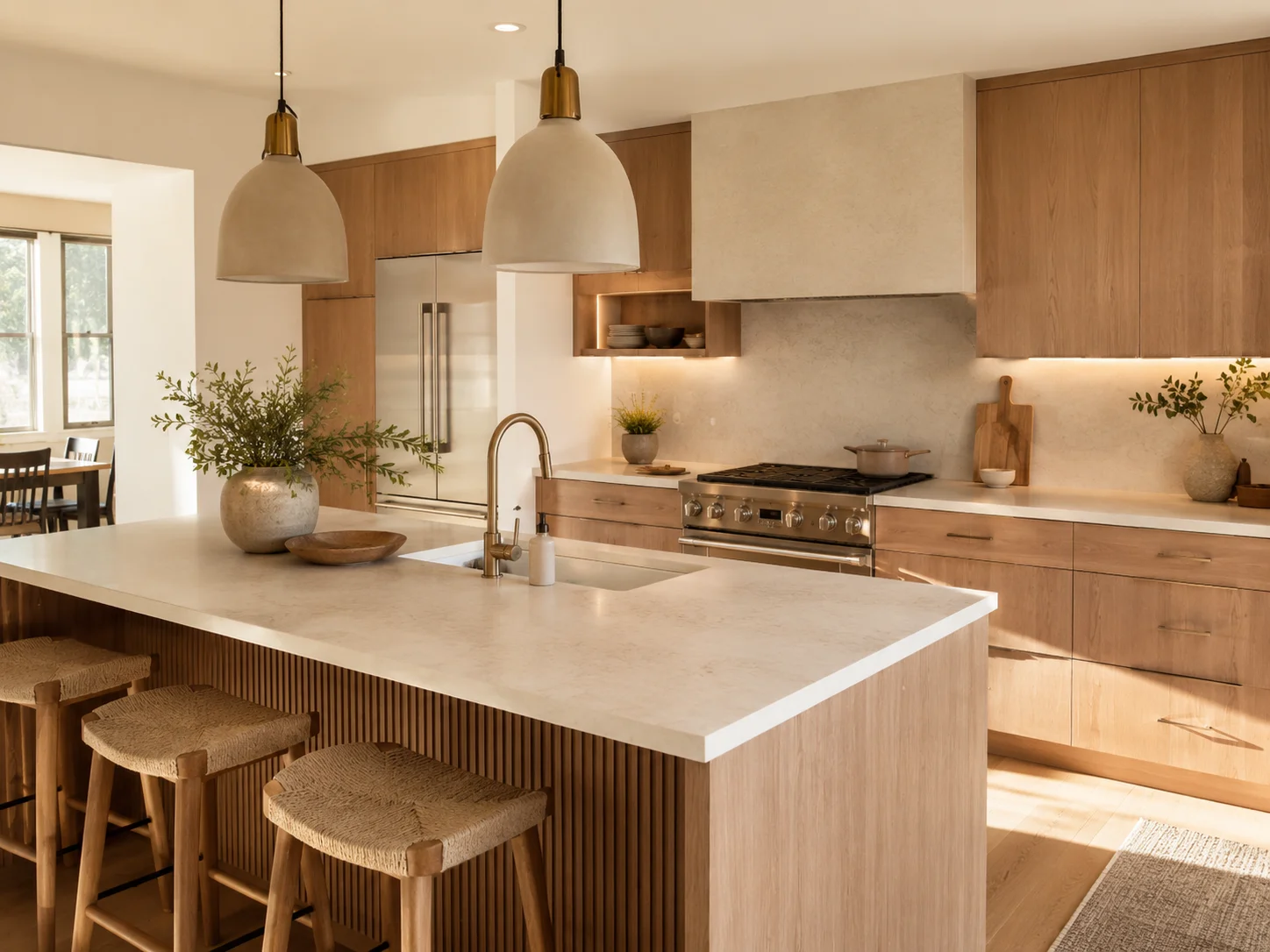 Reforma de cocina con madera en Lleida
